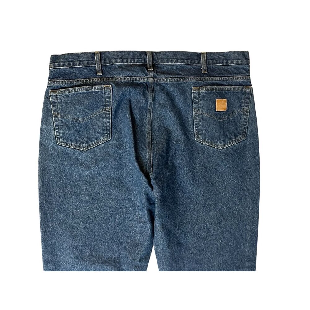 Carhartt Traditional Fit Jeans Mens 44x32 Used B18 DST Tapered Leg Denim - Picture 6 of 14